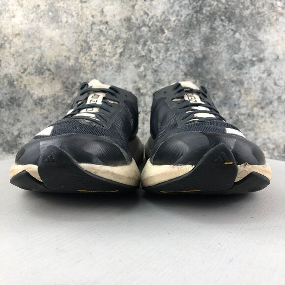 Adidas Women's Size 9 Adizero Adios 8 Carbon Cloud White Black Running Sneakers - Picture 2 of 16